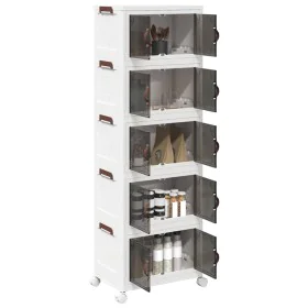 Caja de almacenaje apilable con ruedas 5 niveles 28 L von , Lastenstapler - Ref: Foro24-4012373, Preis: 87,88 €, Rabatt: %