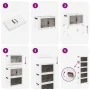 Caja de almacenaje apilable con ruedas 5 niveles 28 L by , Cargo forklifts - Ref: Foro24-4012373, Price: 87,88 €, Discount: %