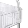 Carro de almacenamiento 3 niveles transparente 37x28x68 cm by , Cargo forklifts - Ref: Foro24-4012378, Price: 32,63 €, Discou...