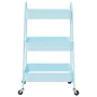 Carrito de almacenaje 3 niveles acero azul 42x41,5x77 cm von , Lastenstapler - Ref: Foro24-4012384, Preis: 34,28 €, Rabatt: %