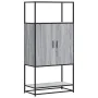 Aparador alto madera de ingeniería y metal gris Sonoma de , Aparadores - Ref: Foro24-849042, Precio: 99,98 €, Descuento: %