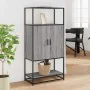 Aparador alto madera de ingeniería y metal gris Sonoma de , Aparadores - Ref: Foro24-849042, Precio: 99,98 €, Descuento: %