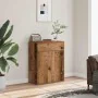 Aparador de madera contrachapada madera envejecida 60x30x75 cm de , Aparadores - Ref: Foro24-855896, Precio: 77,91 €, Descuen...