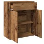 Aparador de madera contrachapada madera envejecida 60x30x75 cm de , Aparadores - Ref: Foro24-855896, Precio: 77,91 €, Descuen...