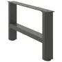 Patas de mesa de centro antracita 2uds acero 70x(30-31) cm de , Patas para mesas - Ref: Foro24-4013270, Precio: 66,37 €, Desc...