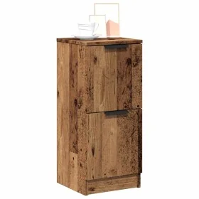 Aparador madera de ingeniería madera envejecida 30x30x70 cm by , Sideboards - Ref: Foro24-856959, Price: 42,36 €, Discount: %