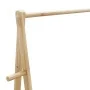 Perchero con estantes y ruedas 96x45,5x155,5 cm bambú de , Organizadores de vestidores y perchas de barra - Ref: Foro24-40089...