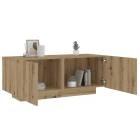 Mesita de noche madera de ingeniería roble artisian 100x35x40cm de , Mesitas de noche - Ref: Foro24-3329174, Precio: 90,86 €,...