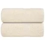Toallas 2 uds 100% algodón crema 30x30 cm 360 gsm de , Toallas - Ref: Foro24-136992, Precio: 11,53 €, Descuento: %