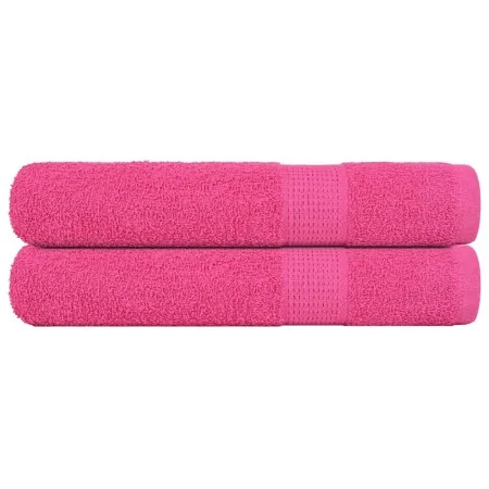 Toallas 2 uds 100% algodón rosa 100x200 cm 600 gsm de , Toallas - Ref: Foro24-137058, Precio: 35,51 €, Descuento: %