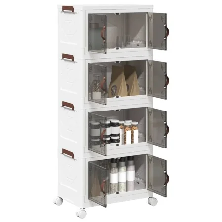 Caja de almacenamiento apilable con ruedas 4 niveles 28 L von , Lastenstapler - Ref: Foro24-4012371, Preis: 72,53 €, Rabatt: %