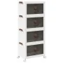 Caja de almacenamiento apilable con ruedas 4 niveles 28 L von , Lastenstapler - Ref: Foro24-4012371, Preis: 72,53 €, Rabatt: %