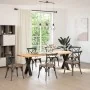 Patas para mesa de comedor en forma de X 2 uds acero negro de , Patas para mesas - Ref: Foro24-4012972, Precio: 92,94 €, Desc...