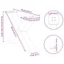 Patas para mesa de centro en forma de X 2 uds antracita acero de , Patas para mesas - Ref: Foro24-4012966, Precio: 94,34 €, D...