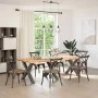 Patas para mesa de comedor en forma de X 3 uds antracita acero de , Patas para mesas - Ref: Foro24-4012998, Precio: 160,23 €,...