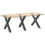 Patas para mesa de comedor en forma de X 3 uds antracita acero de , Patas para mesas - Ref: Foro24-4012998, Precio: 160,23 €,...