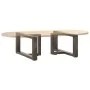 Patas de mesa centro forma T 2uds acero natural 70x25x(30-31)cm de , Patas para mesas - Ref: Foro24-4013019, Precio: 85,37 €,...