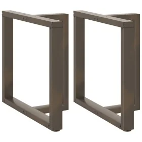 Patas mesa comedor forma T 2uds acero natural 70x35x(72-73)cm de , Patas para mesas - Ref: Foro24-4013059, Precio: 136,34 €, ...