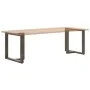 Patas mesa comedor forma T 2uds acero natural 70x35x(72-73)cm de , Patas para mesas - Ref: Foro24-4013059, Precio: 136,34 €, ...