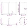 Patas mesa comedor forma T 2uds acero natural 70x35x(72-73)cm de , Patas para mesas - Ref: Foro24-4013059, Precio: 136,34 €, ...
