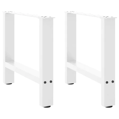 Patas de mesa de centro acero blanco 2 uds 60x(42-43) cm de , Patas para mesas - Ref: Foro24-4013285, Precio: 65,63 €, Descue...