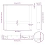 Patas de mesa de centro acero blanco 2 uds 60x(42-43) cm de , Patas para mesas - Ref: Foro24-4013285, Precio: 65,63 €, Descue...