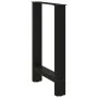 Patas de mesa de centro acero negro 2 uds 50x(72-73) cm de , Patas para mesas - Ref: Foro24-4013300, Precio: 85,28 €, Descuen...