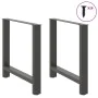 Patas de mesa de centro antracita 2 uds 80x(72-73) cm acero by , Table legs - Ref: Foro24-4013314, Price: 97,07 €, Discount: %