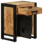 Mesitas de noche 2 piezas madera maciza rugosa mango de , Mesitas de noche - Ref: Foro24-4013560, Precio: 216,00 €, Descuento: %
