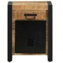 Mesitas de noche 2 piezas madera maciza rugosa mango de , Mesitas de noche - Ref: Foro24-4013560, Precio: 216,00 €, Descuento: %
