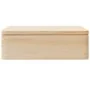 Caja de madera con tapa y asas madera maciza pino 40x30x13 cm de , Cestas para almacenaje - Ref: Foro24-4017391, Precio: 31,9...