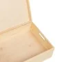 Caja de madera con tapa y asas madera maciza pino 40x30x13 cm de , Cestas para almacenaje - Ref: Foro24-4017391, Precio: 31,9...