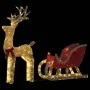 Decoración navideña reno y trineo 100 LED blanco cálido de , Luces de Navidad - Ref: Foro24-4019492, Precio: 119,79 €, Descue...