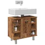 Armario de baño madera contrachapada envejecida 60x32x53,5 cm de , Muebles de baño - Ref: Foro24-856144, Precio: 66,05 €, Des...
