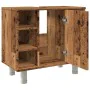 Armario de baño madera contrachapada envejecida 60x32x53,5 cm de , Muebles de baño - Ref: Foro24-856144, Precio: 66,05 €, Des...