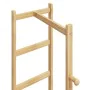 Perchero con ganchos y estantes 38,5x30x156 cm bambú de , Organizadores de vestidores y perchas de barra - Ref: Foro24-400891...