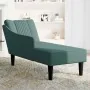 Chaise longue con reposabrazos derecho terciopelo oscuro by , Daybeds - Ref: Foro24-4009794, Price: 138,74 €, Discount: %