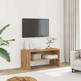 Mueble de TV madera de ingeniería roble artesanal 80x40x40 cm de , Muebles TV - Ref: Foro24-855771, Precio: 44,17 €, Descuent...