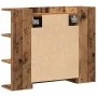 Armario de espejo de baño contrachapada envejecida 80x20,5x64cm de , Tocadores de baño - Ref: Foro24-856036, Precio: 81,58 €,...