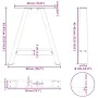Patas de mesa de centro forma A 2uds acero 50x(42-43) cm de , Patas para mesas - Ref: Foro24-4012835, Precio: 60,83 €, Descue...