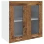 Armario de pared para cocina con puerta cristal envejecida de , Armarios de cocina - Ref: Foro24-856167, Precio: 54,98 €, Des...