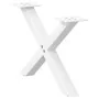 Patas de mesa de centro forma X 2uds acero blanco 50x(30-31) cm de , Patas para mesas - Ref: Foro24-4012877, Precio: 47,71 €,...