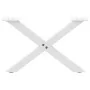 Patas de mesa de centro forma X 2uds acero blanco 50x(30-31) cm de , Patas para mesas - Ref: Foro24-4012877, Precio: 47,71 €,...