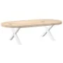 Patas de mesa de centro forma X 2uds acero blanco 50x(30-31) cm de , Patas para mesas - Ref: Foro24-4012877, Precio: 47,71 €,...
