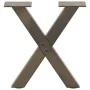 Patas de mesa centro forma X 2uds acero natural 37x(30-31) cm de , Patas para mesas - Ref: Foro24-4012875, Precio: 45,29 €, D...
