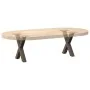 Patas de mesa centro forma X 2uds acero natural 37x(30-31) cm de , Patas para mesas - Ref: Foro24-4012875, Precio: 45,29 €, D...