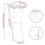Patas de mesa centro forma X 2uds acero natural 28x(42-43) cm de , Patas para mesas - Ref: Foro24-4012951, Precio: 79,64 €, D...
