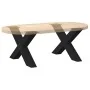 Patas de mesa de centro forma X 2uds acero negro 70x(42-43) cm de , Patas para mesas - Ref: Foro24-4012964, Precio: 95,23 €, ...