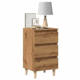 Mesita de noche madera de ingeniería roble artisan 40x35x69 cm de , Mesitas de noche - Ref: Foro24-856422, Precio: 65,92 €, D...