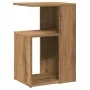 Mesa auxiliar de madera contrachapada roble artisan 36x30x56 cm by , Side tables - Ref: Foro24-856559, Price: 39,55 €, Discou...